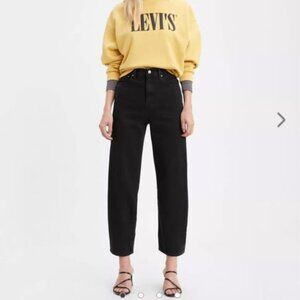 Levi's balloon jeans, black size 25